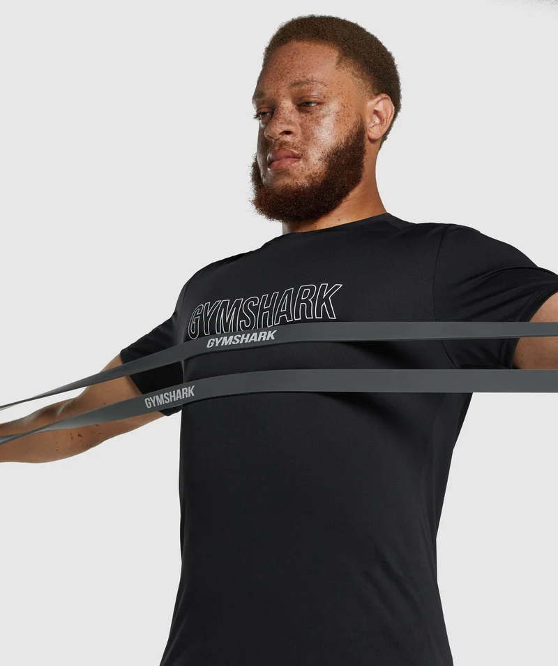 Gymshark 11kg to 36kg Resistance Band - Grey