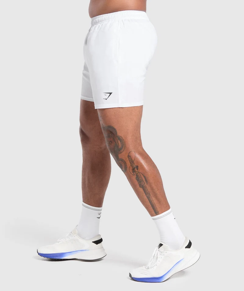 Gymshark Arrival 5" Shorts - White