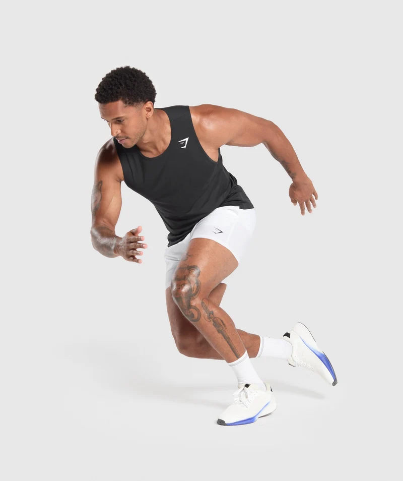 Gymshark Arrival 5" Shorts - White