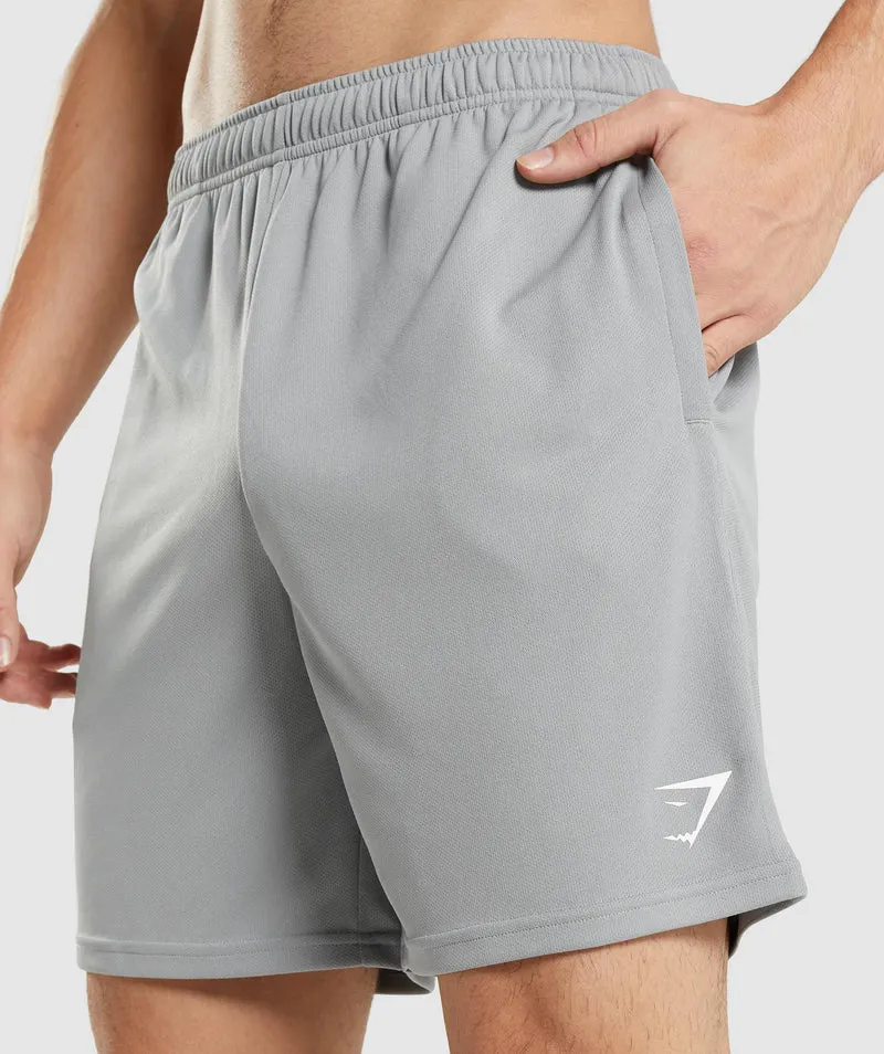 Gymshark Arrival Knitted 7" Short - Smokey Grey
