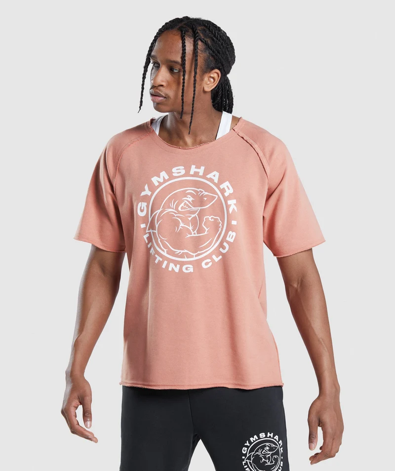 Gymshark Legacy Rag Top - Nevada Pink