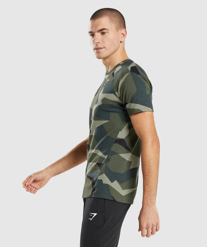 Gymshark Critical T-Shirt - Obsidian Green