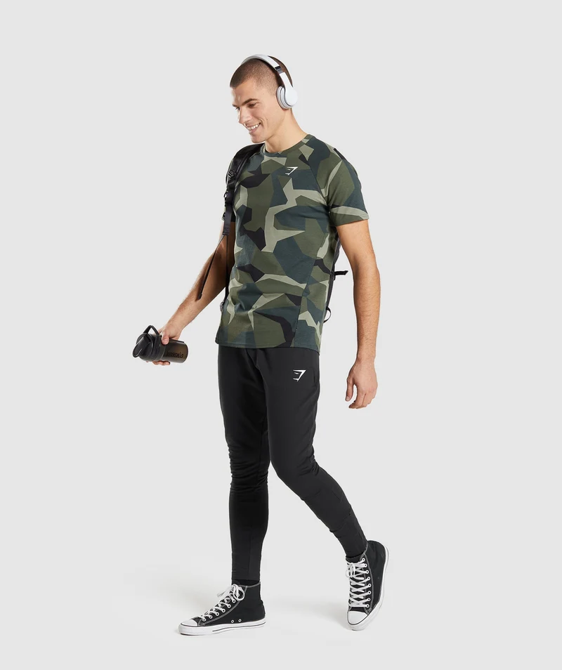 Gymshark Critical T-Shirt - Obsidian Green