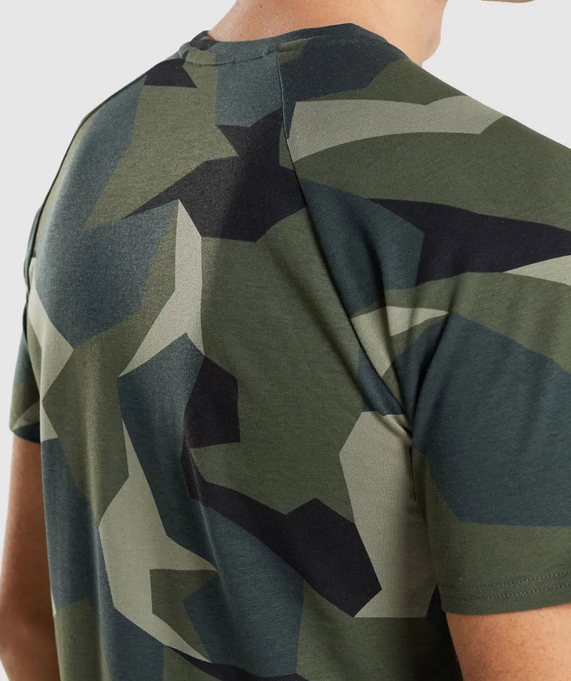 Gymshark Critical T-Shirt - Obsidian Green