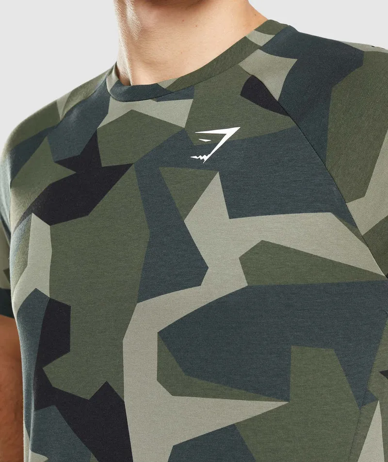 Gymshark Critical T-Shirt - Obsidian Green