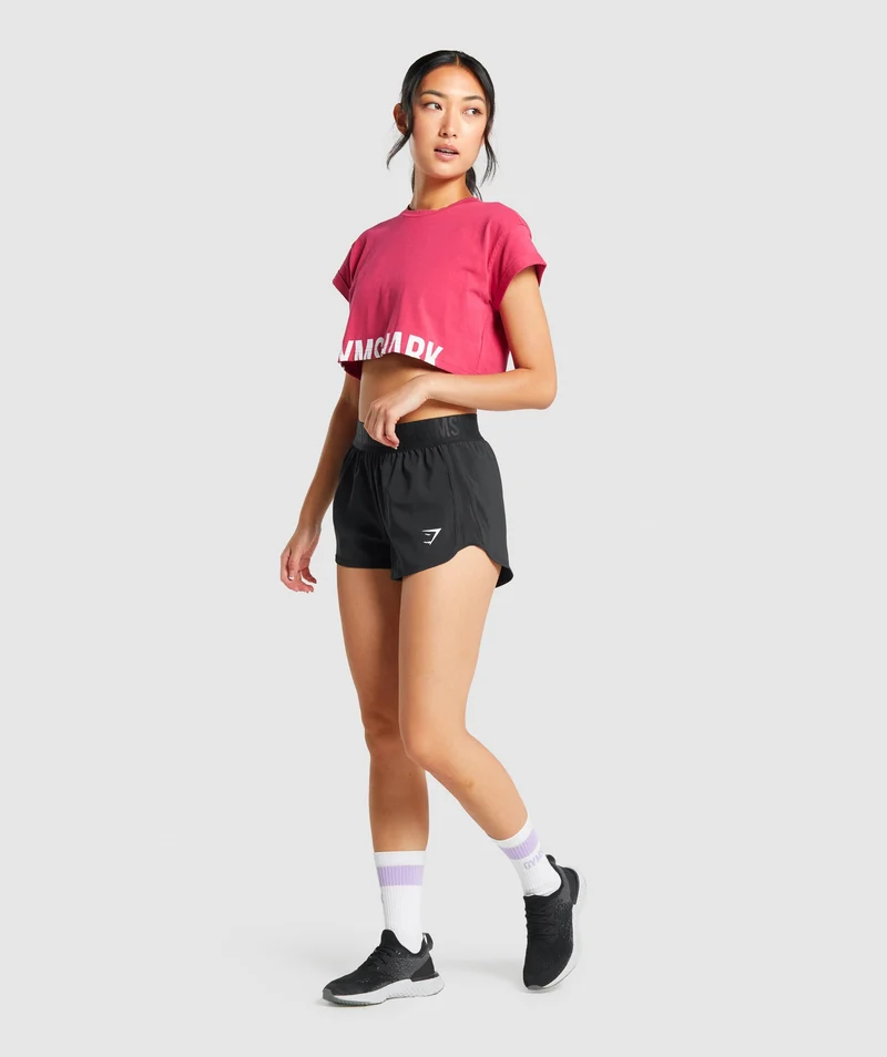 Gymshark Premium Logo Crew Socks - White
