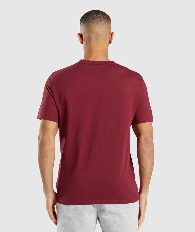 Gymshark Crest T-Shirt - Red