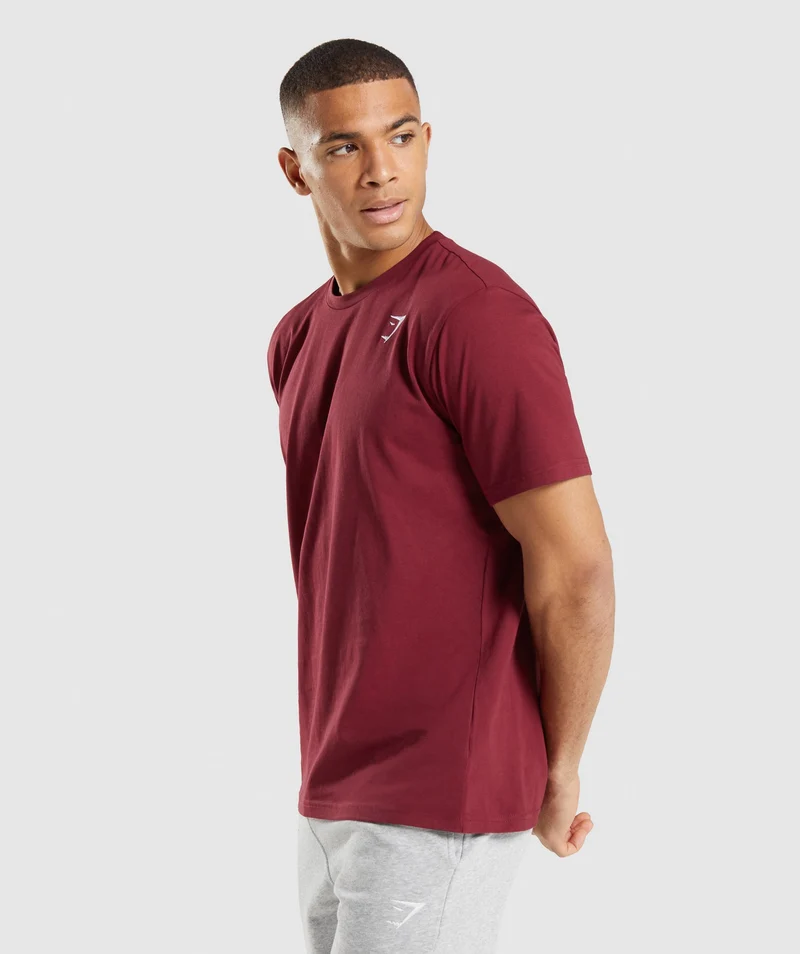 Gymshark Crest T-Shirt - Red
