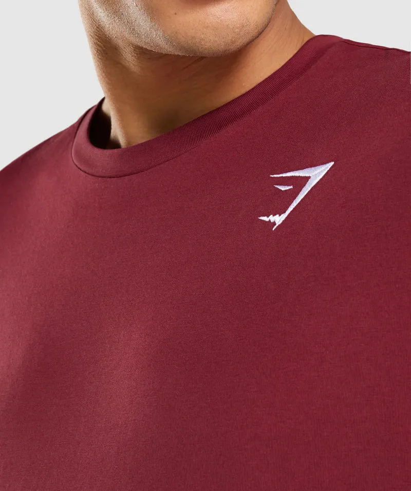 Gymshark Crest T-Shirt - Red
