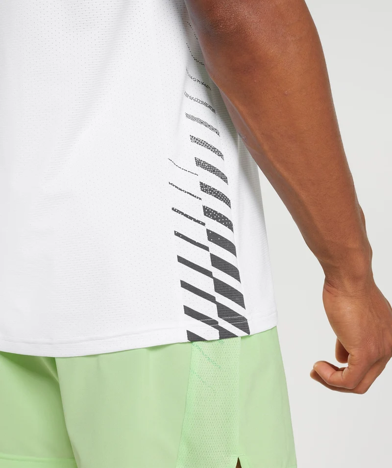 Gymshark Sport Graphic T-Shirt - White
