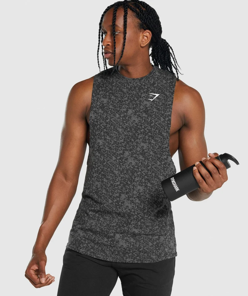 Gymshark 500ml Straw Flask - Black