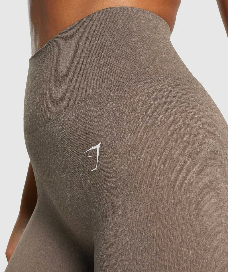 Gymshark Adapt Fleck Seamless Leggings - Penny Brown