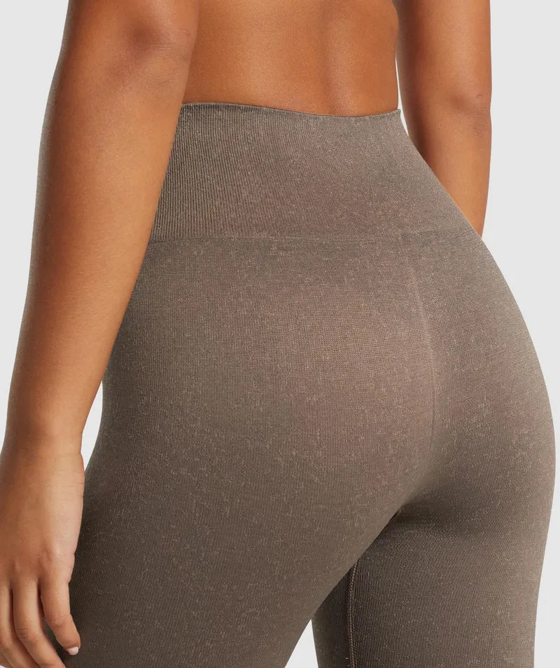 Gymshark Adapt Fleck Seamless Leggings - Penny Brown