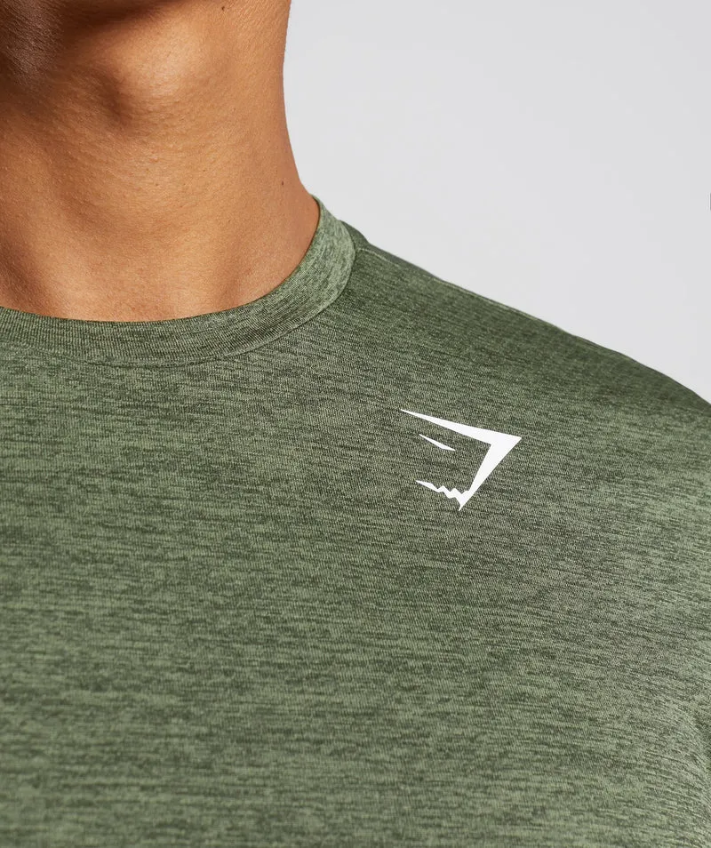 Gymshark Arrival Marl T-Shirt - Green