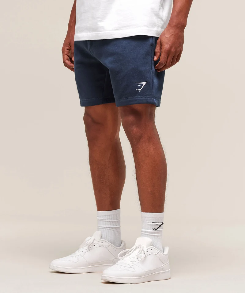 Gymshark Crest 7" Shorts - Navy