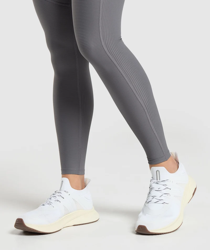 Gymshark Ribbed Legging - Brushed Grey