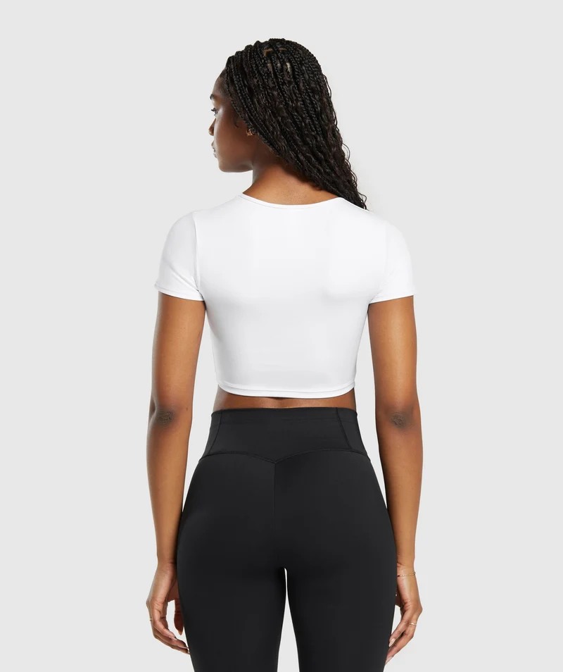 Gymshark Everyday Cap Sleeve T-Shirt - White