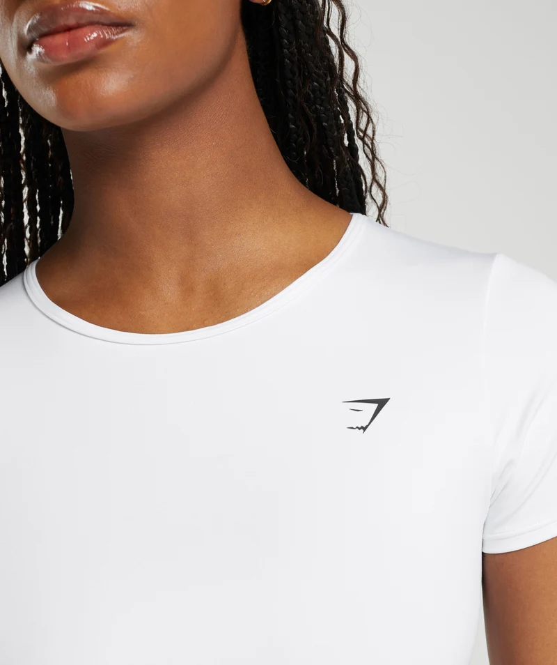 Gymshark Everyday Cap Sleeve T-Shirt - White