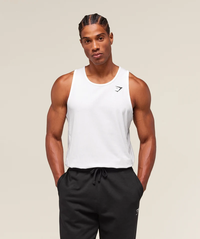 Gymshark Critical Tank - White