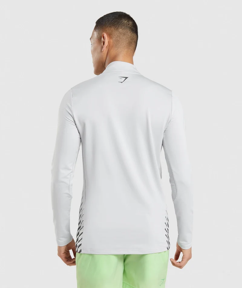 Gymshark Sport 1/4 Zip - Light Grey