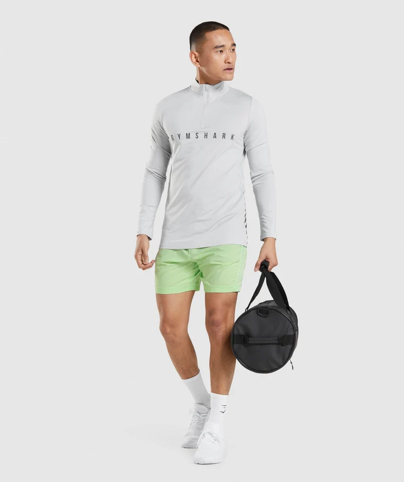 Gymshark Sport 1/4 Zip - Light Grey