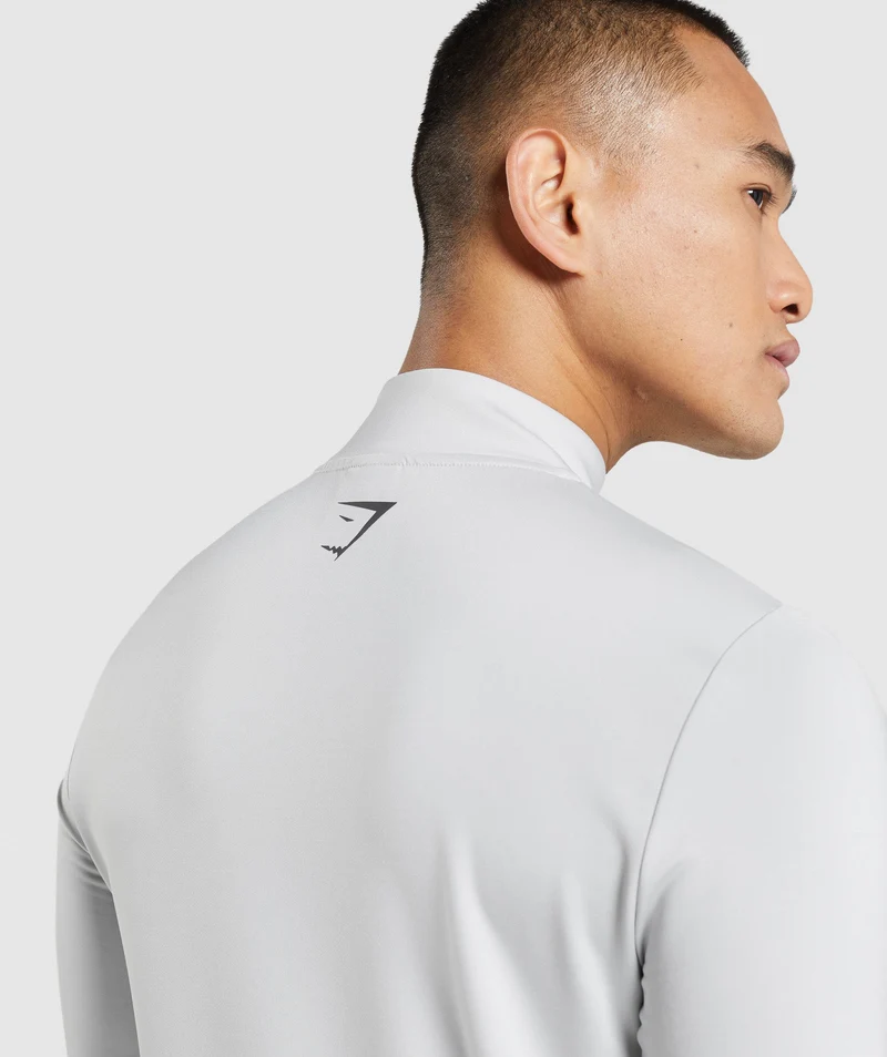 Gymshark Sport 1/4 Zip - Light Grey