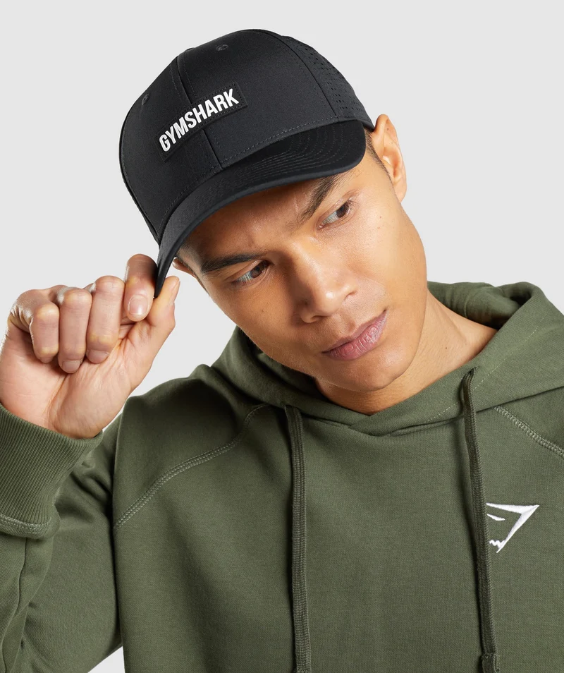 Gymshark Mesh Snapback - Black