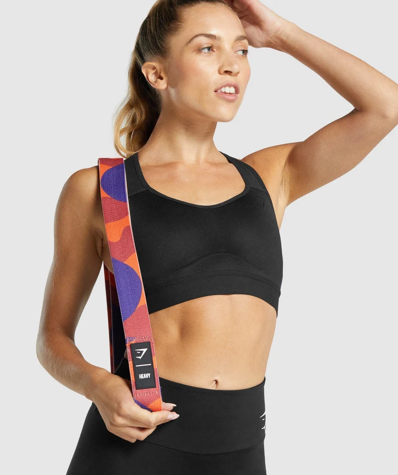 Gymshark Long Heavy Resistance Band - Red