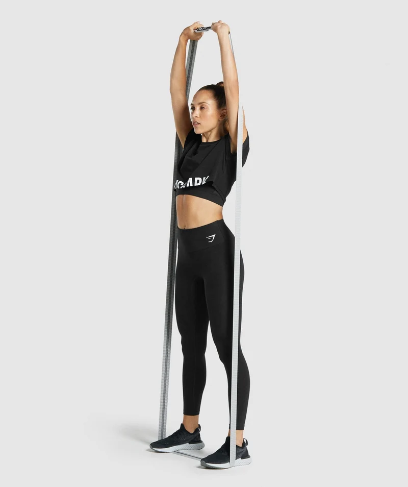 Gymshark Long Light Glute Band - Light Grey