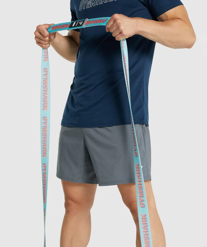 Gymshark Long Medium Resistance Band - Blue
