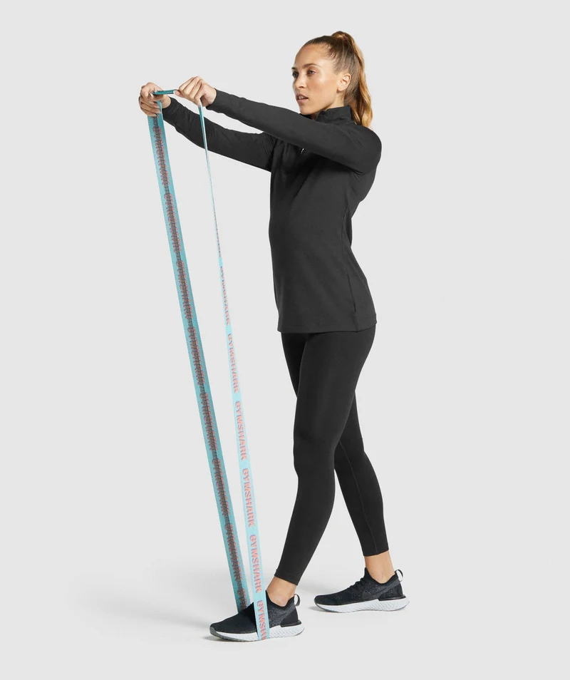 Gymshark Long Medium Resistance Band - Blue