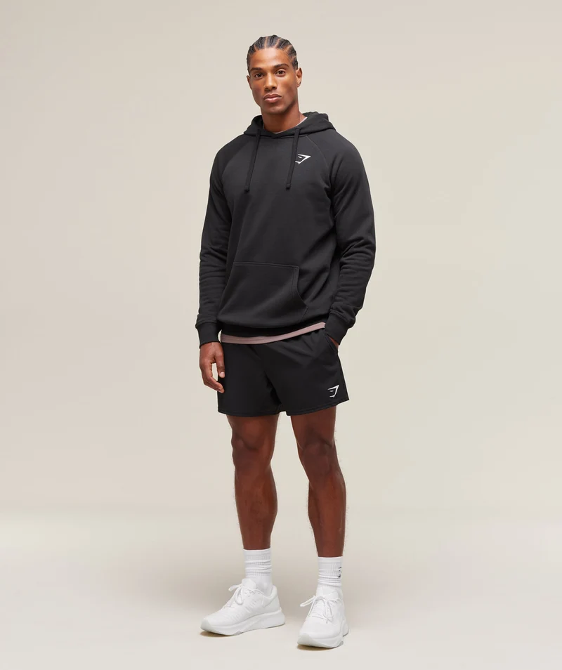 Gymshark Crest Hoodie - Black