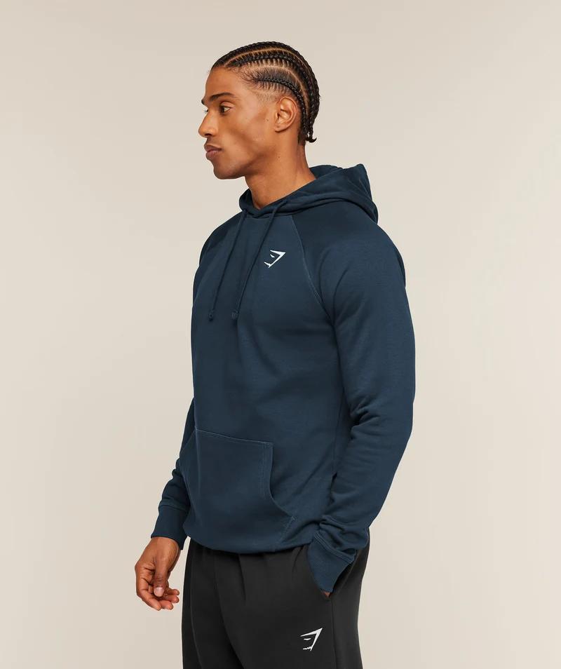 Gymshark Crest Hoodie - Navy