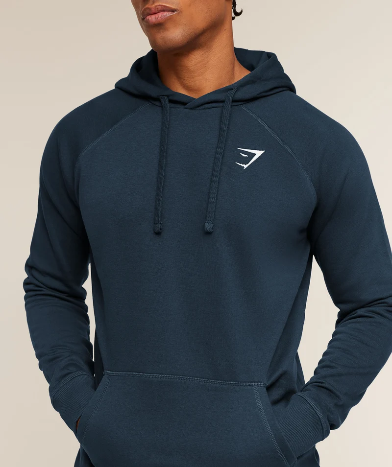 Gymshark Crest Hoodie - Navy