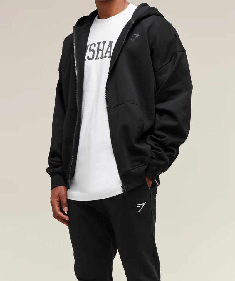 Gymshark Crest Joggers - Black