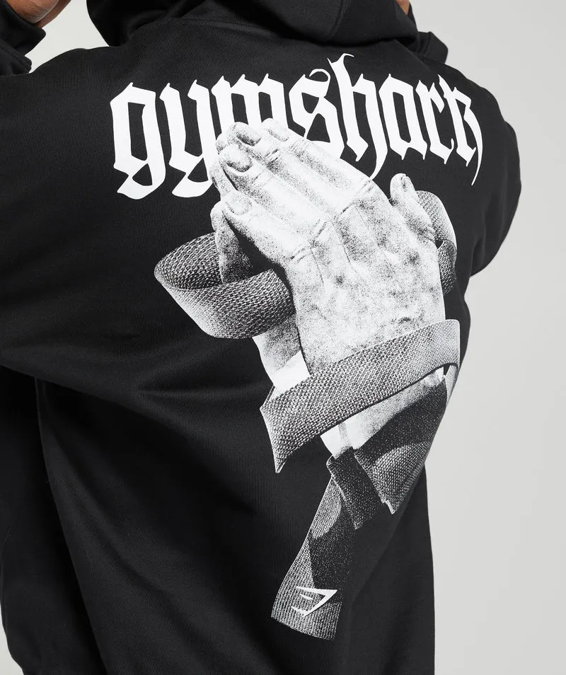 Gymshark Prayer Hands Hoodie - Black