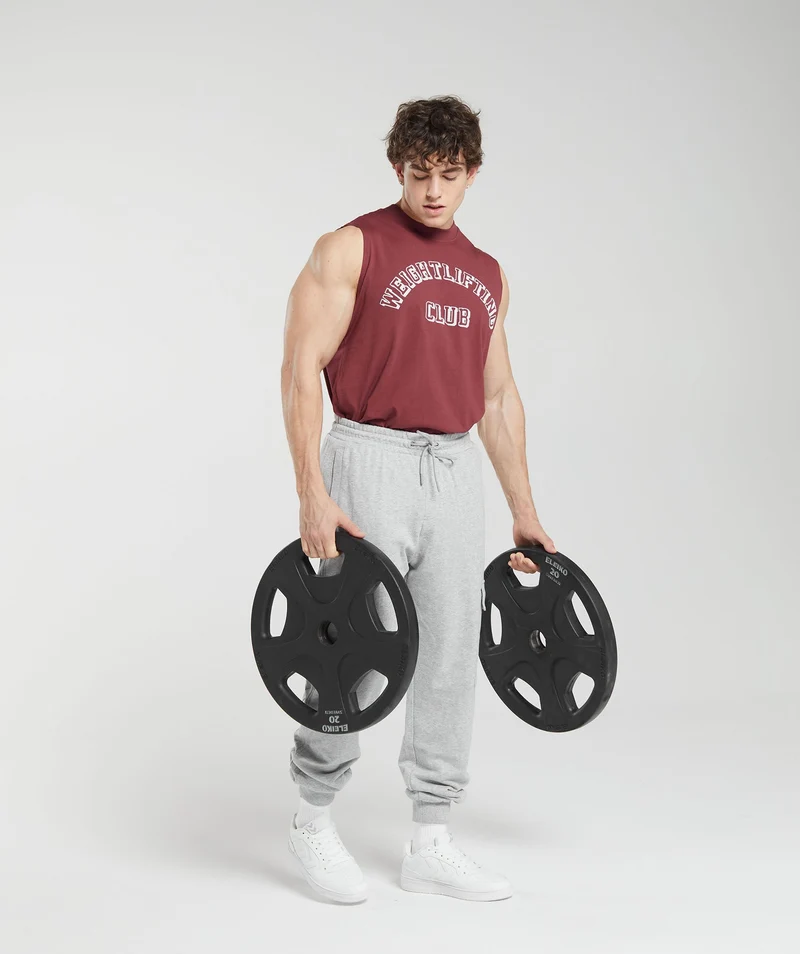 Gymshark Weightlifting Club Tank - Washed Burgundy
