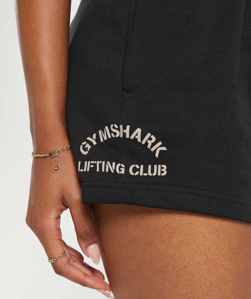 Gymshark Built Graphic Shorts - Black
