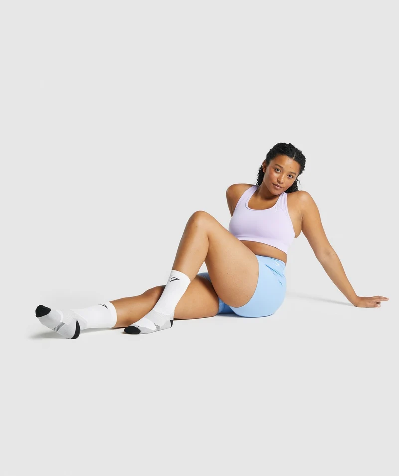 Gymshark Crew Performance Socks - White