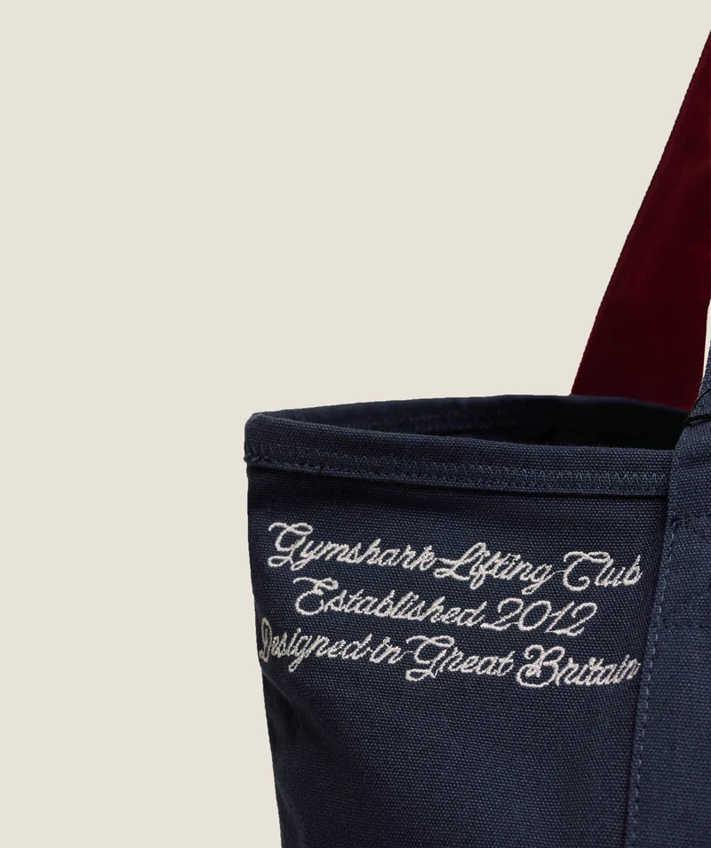 Gymshark Collegiate Tote Bag - Heavy Blue