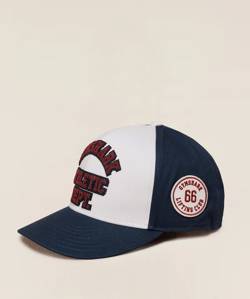 Gymshark 6 Panel Collegiate Trucker - Heavy Blue