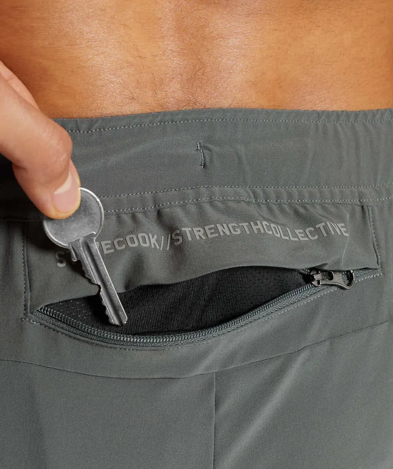 Gymshark Steve Cook Ranger Short - Grey