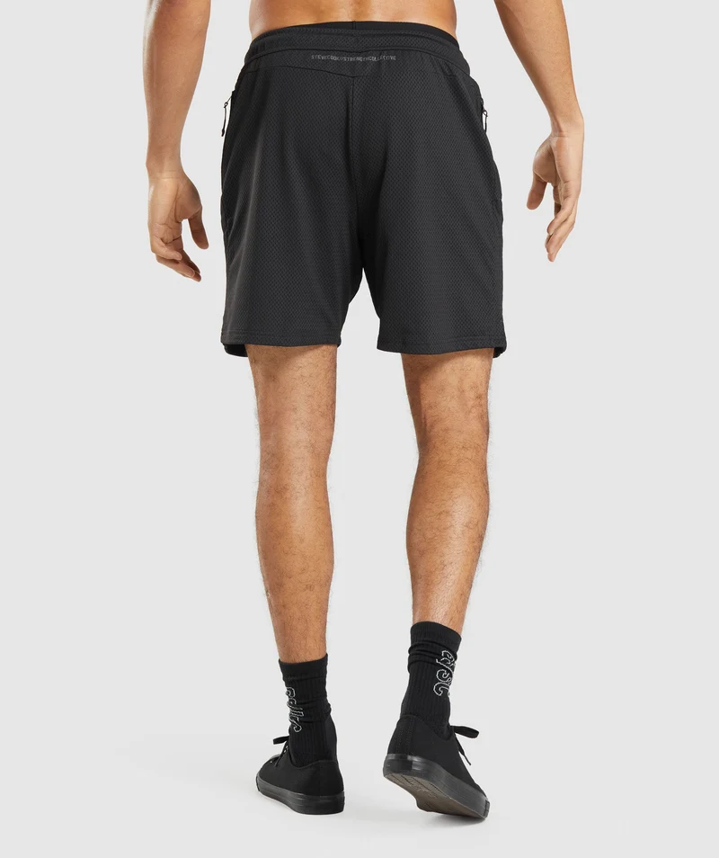 Gymshark Steve Cook Mesh Short - Black