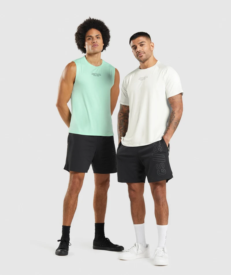 Gymshark Steve Cook Mesh Short - Black