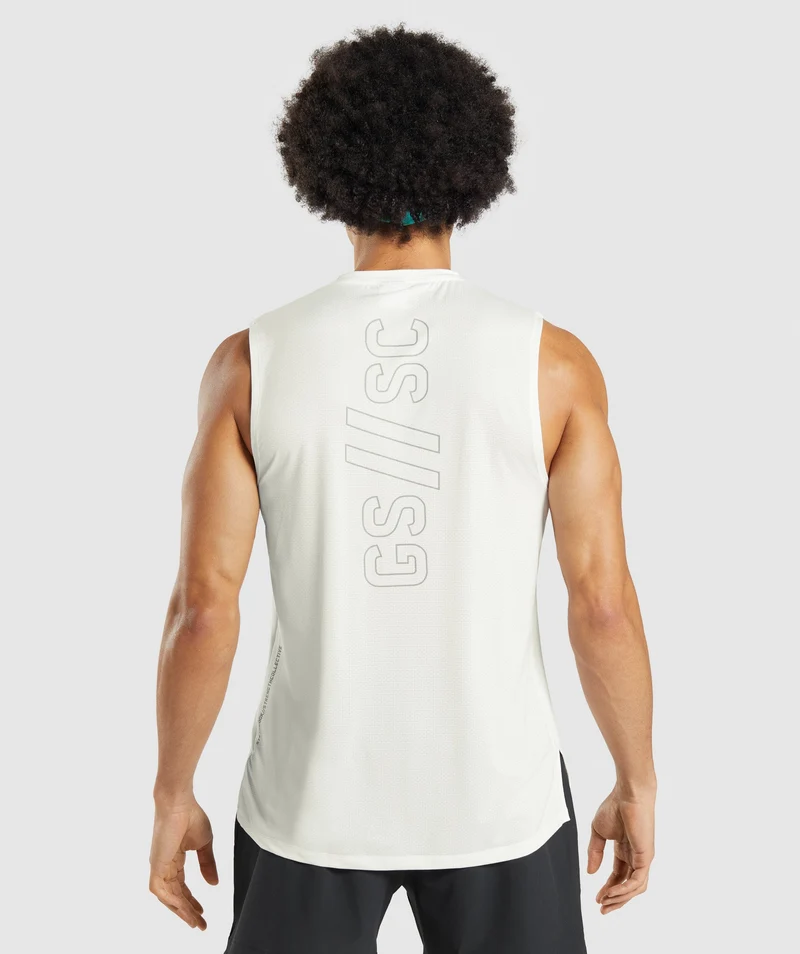 Gymshark Steve Cook Tank - Off White