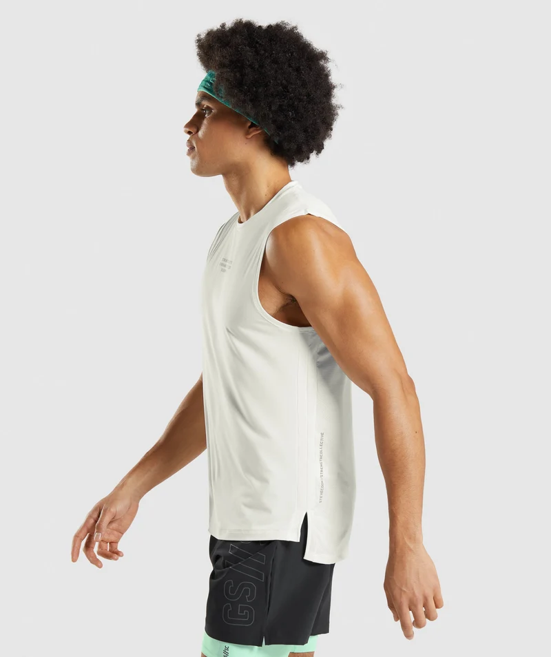 Gymshark Steve Cook Tank - Off White