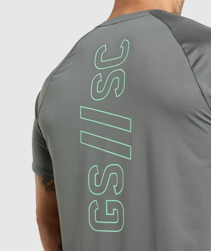 Gymshark Steve Cook T-Shirt - Grey