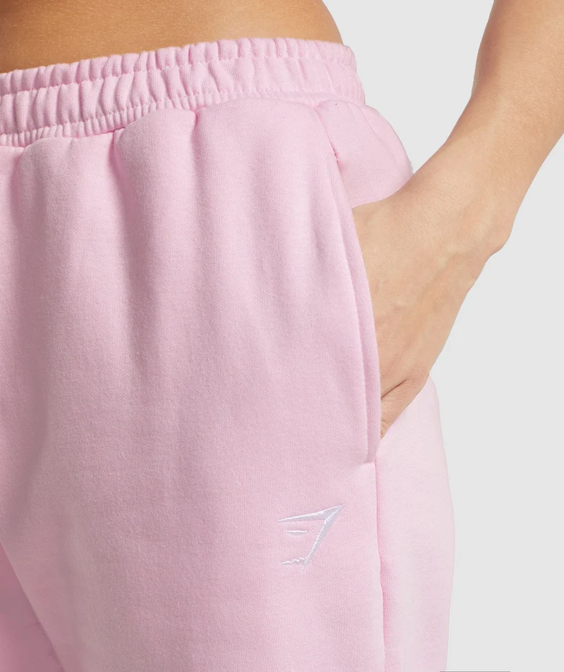 Gymshark Heavy Flex Graphic Joggers - Dolly Pink