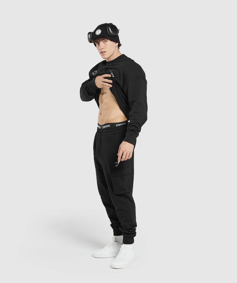 Gymshark Weightlifting Club Crew - Black