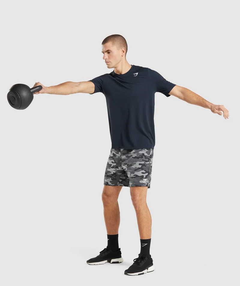 Gymshark Arrival Seamless Short Sleeve T-Shirt - Navy